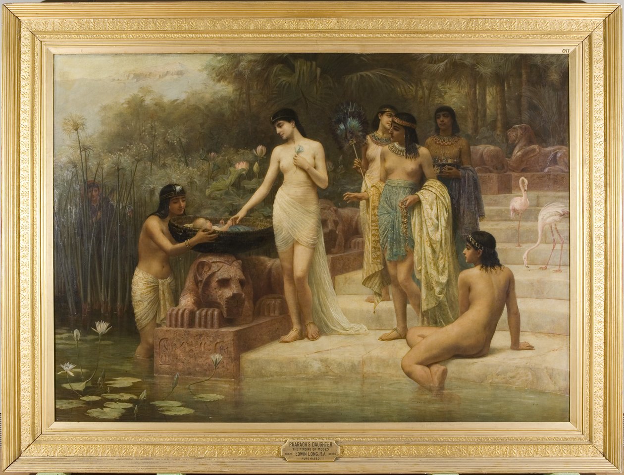 A fáraó lánya – Mózes megtalálása alkotó: Edwin Longsden Long