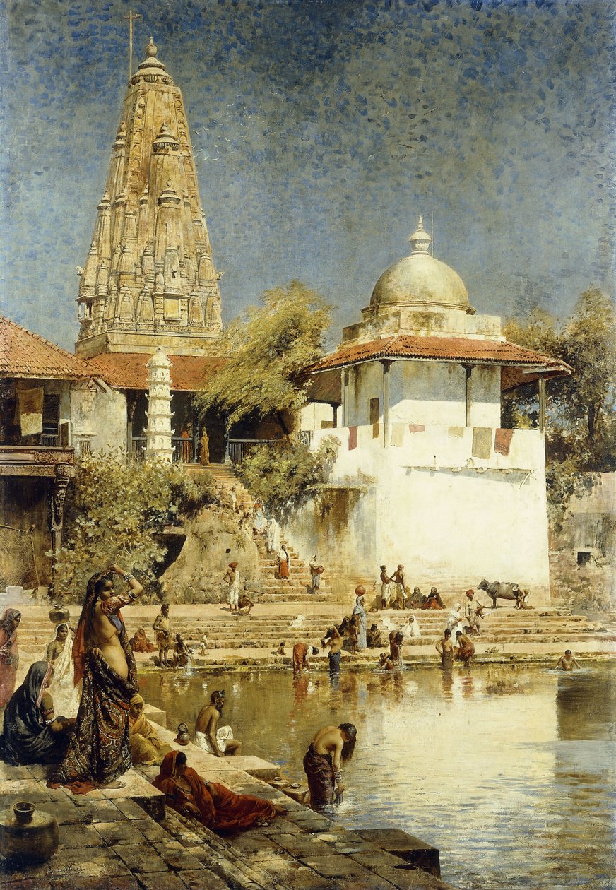 A Gangesz Benáresnél alkotó: Edwin Lord Weeks
