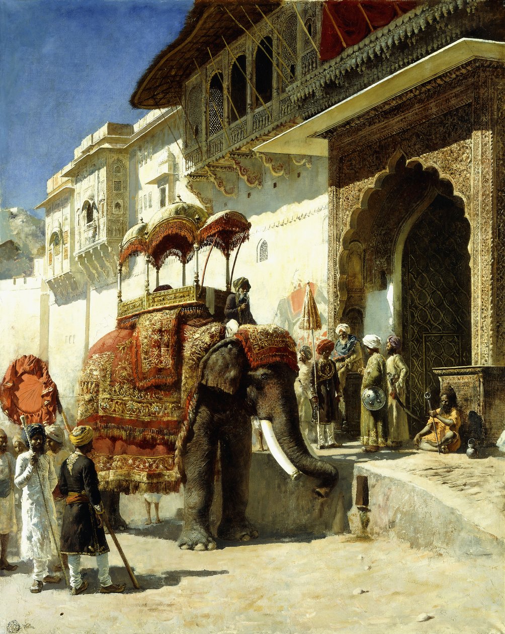 A Rajah kedvence, 1884-89 alkotó: Edwin Lord Weeks