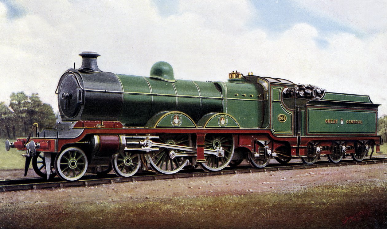 264-es gőzmozdony, Anglia szívén át: Nagy Közép-Atlanti-óceán alkotó: Edwin Thomas Rudd