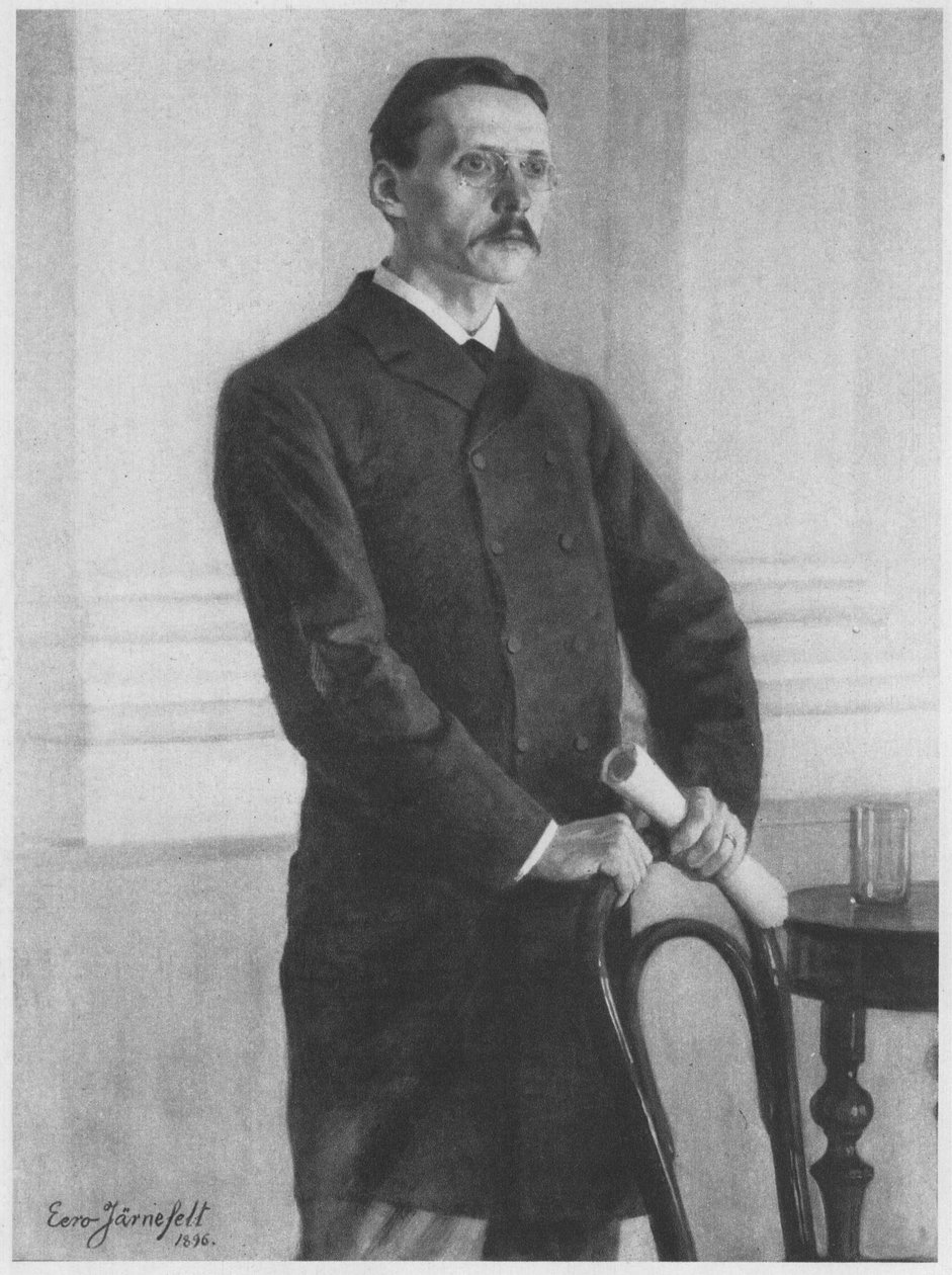 J. R. Danielson-Kalmari professzor portréja. Leírás források szerint alkotó: Eero Järnefelt