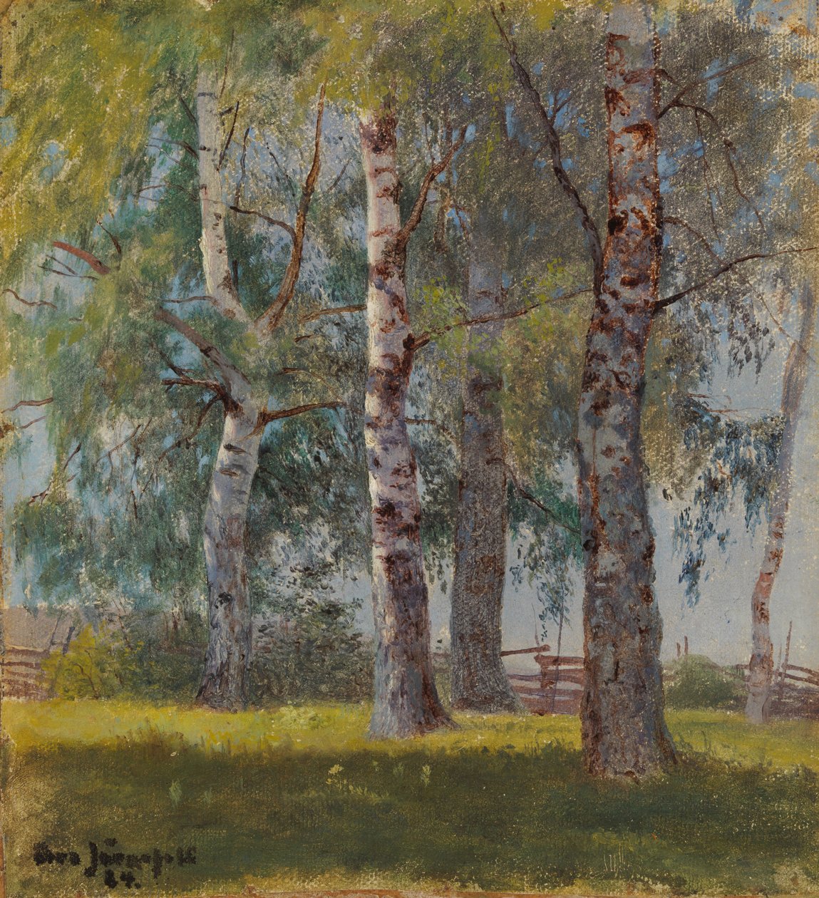 Nyírfák alkotó: Eero Järnefelt