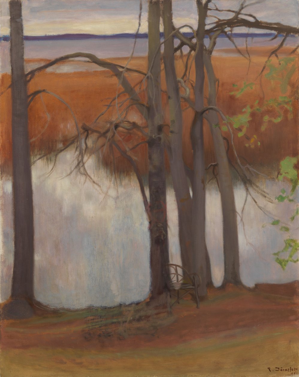 Tópart nádasokkal alkotó: Eero Järnefelt