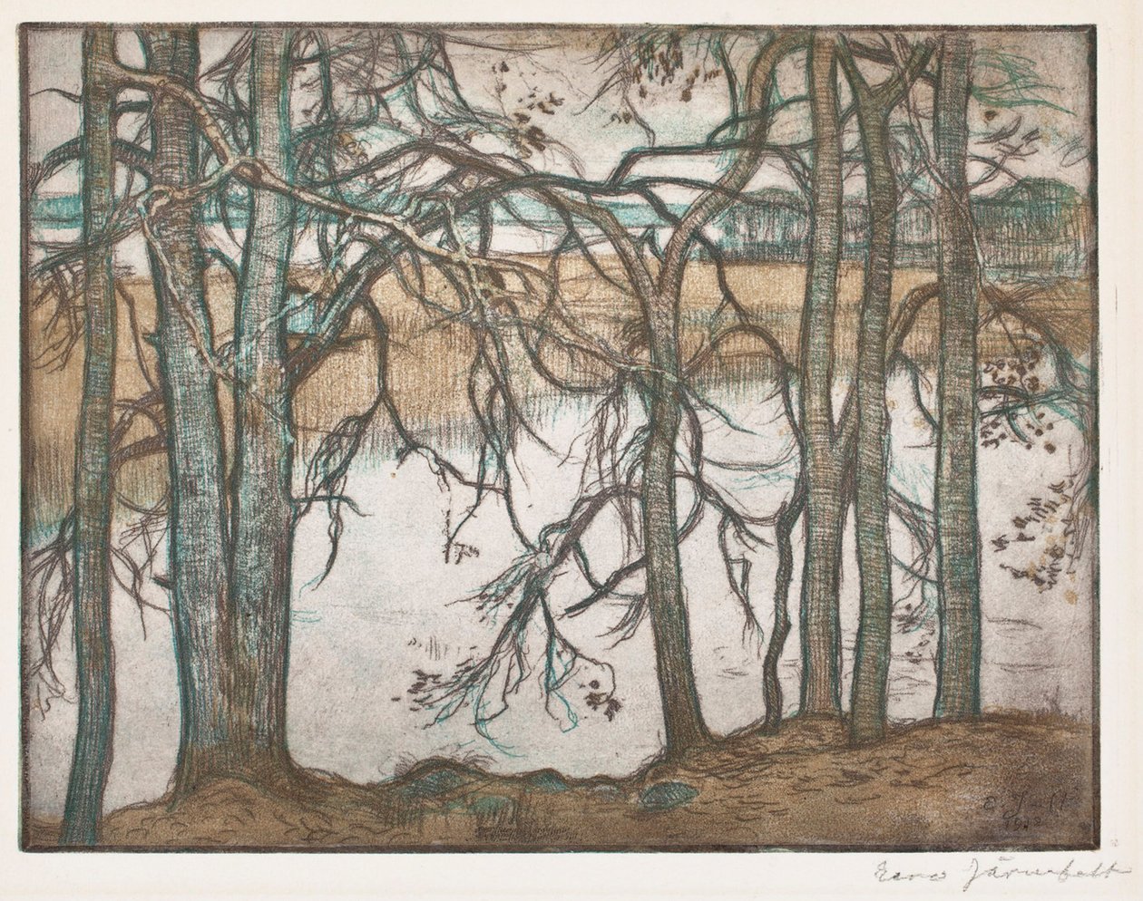 Tópart náddal alkotó: Eero Järnefelt