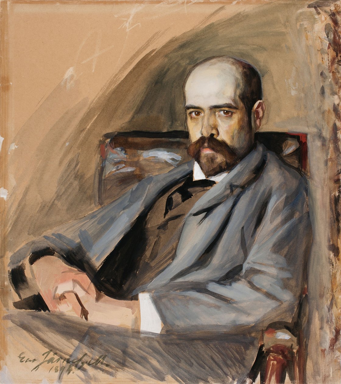 Gunnar Berndtson portréja alkotó: Eero Järnefelt