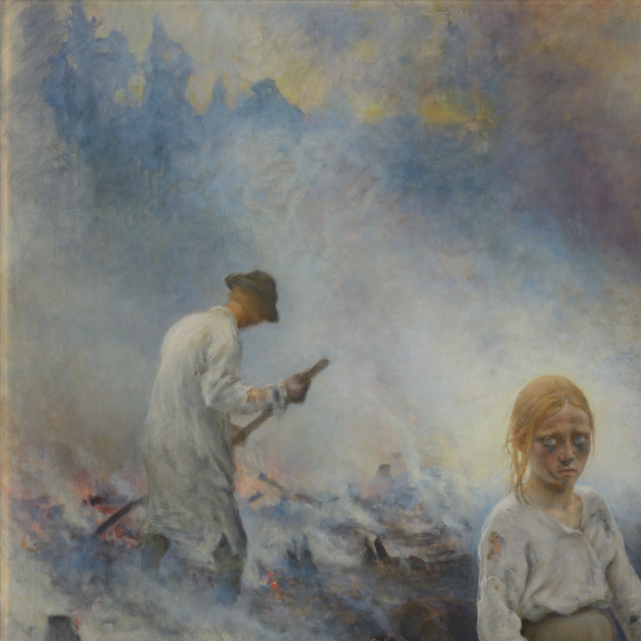 Az igában (A bozót elégetése) alkotó: Eero Järnefelt