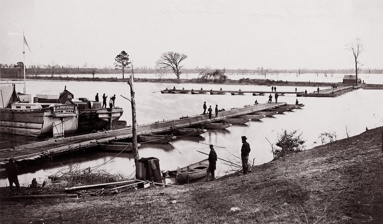 Pontonhíd, 1861-65. alkotó: Egbert Guy Fowx