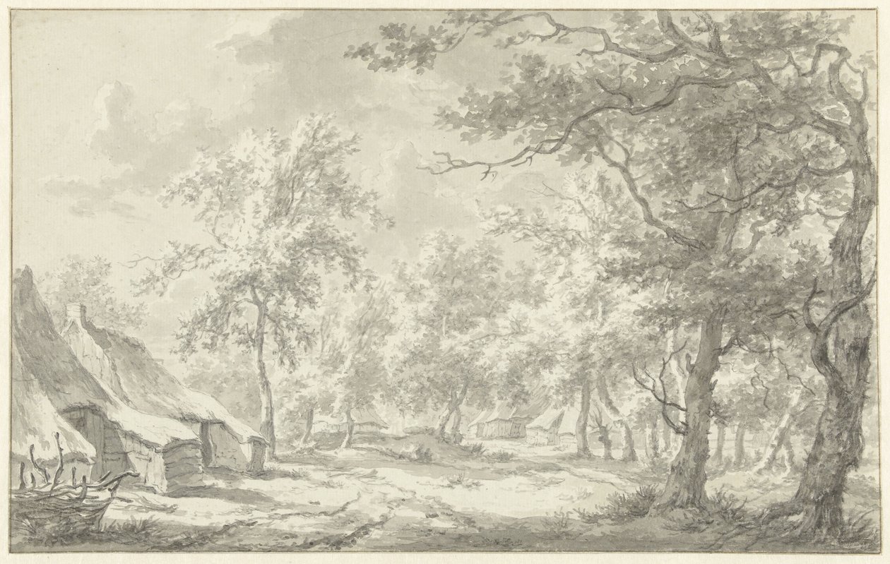 Farmok Eextben (Drenthe) alkotó: Egbert van Drielst
