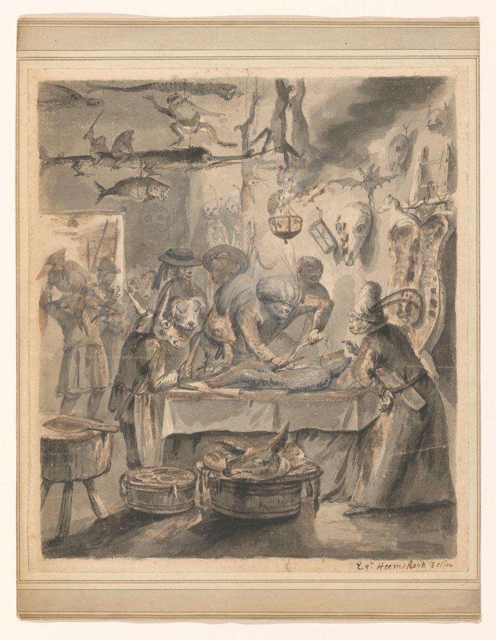 Dieren szatíra alkotó: Egbert van Heemskerck (II)