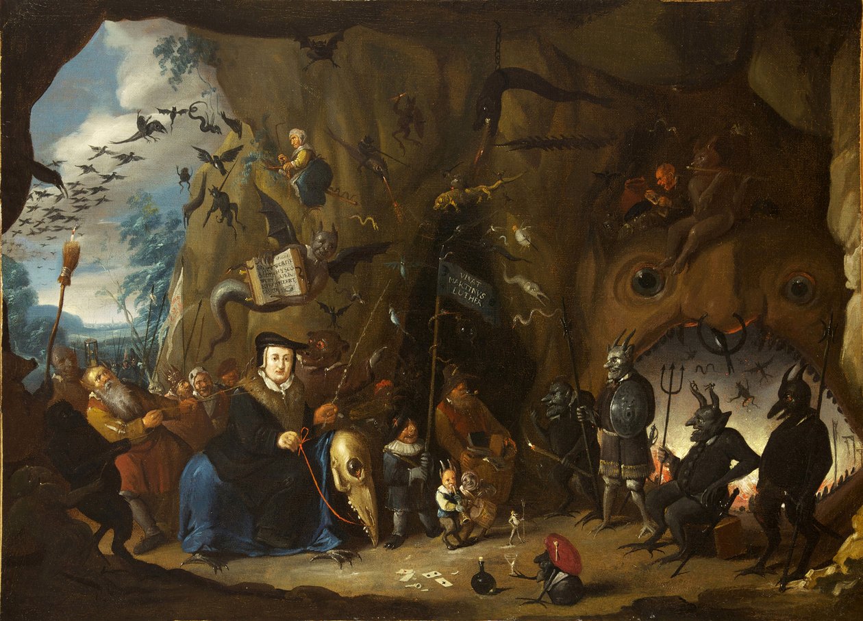 Luther a pokolban alkotó: Egbert van Heemskerk the Younger