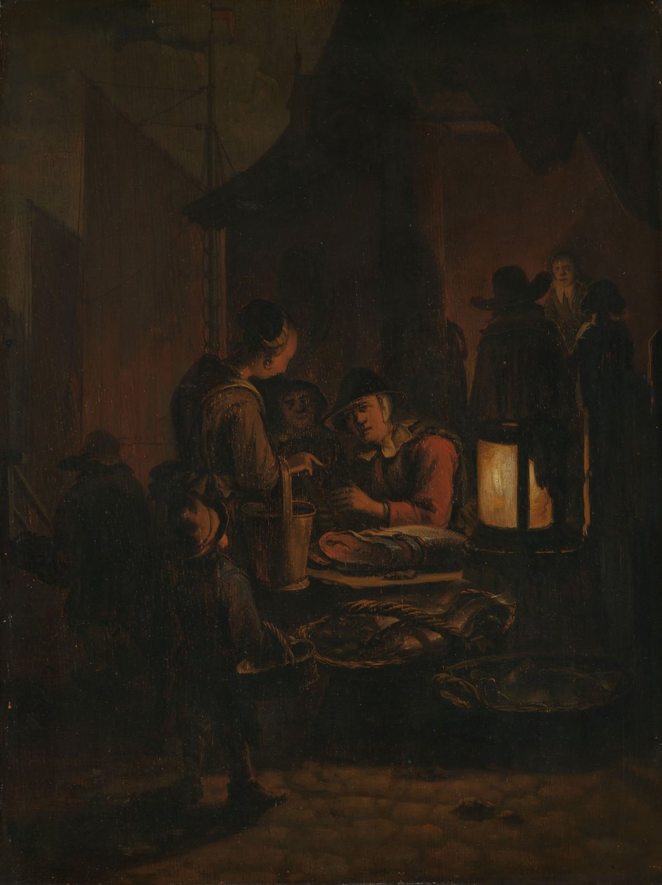 Éjszakai halpiac alkotó: Egbert van der Poel