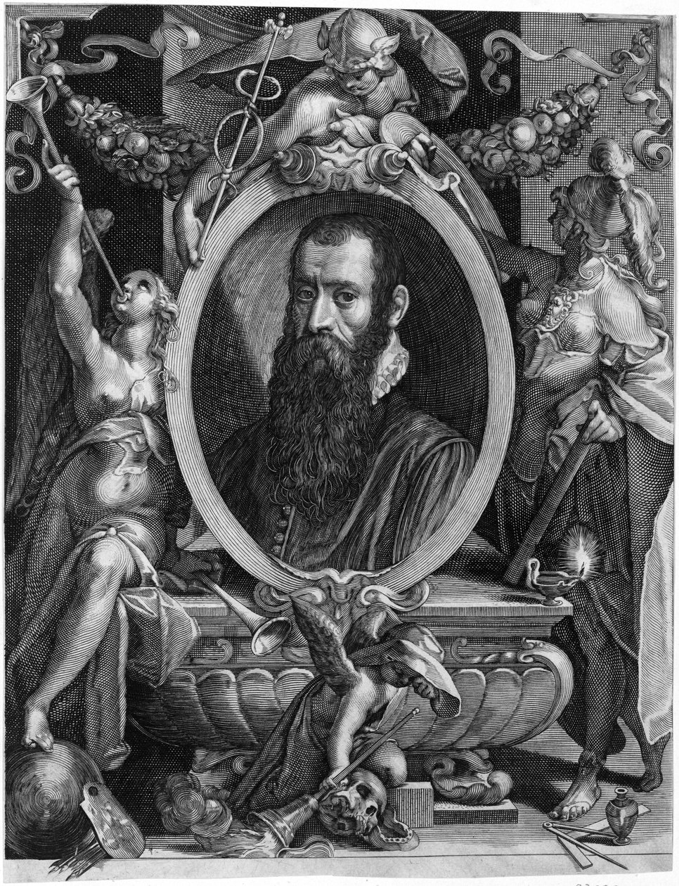 Az ábrázolt személy: Pieter Bruegel (I) alkotó: Aegidius Sadeler or Saedeler
