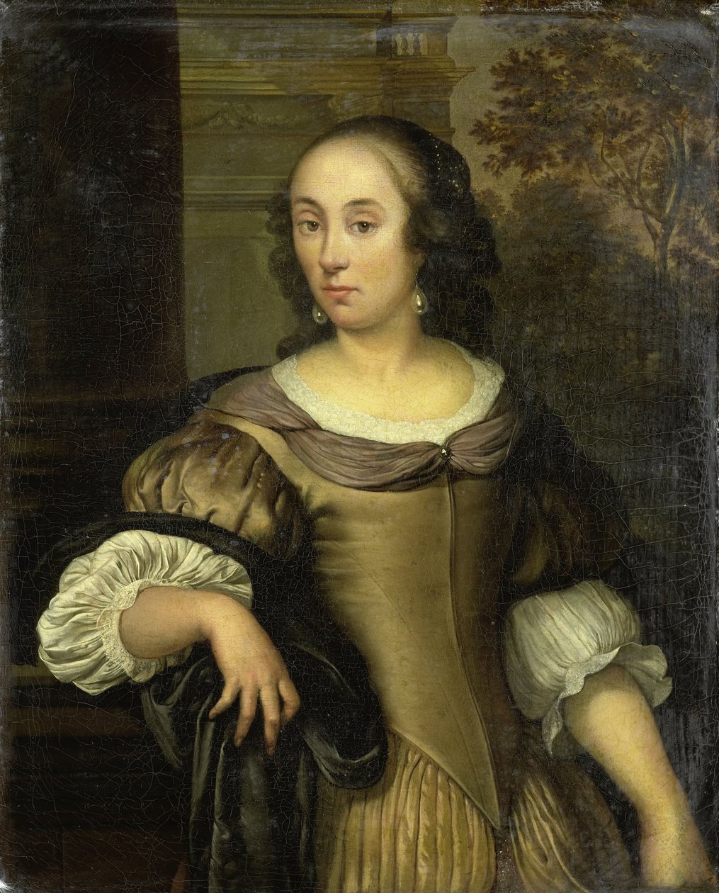 Egy fiatal nő portréja alkotó: Eglon Hendrick van der Neer
