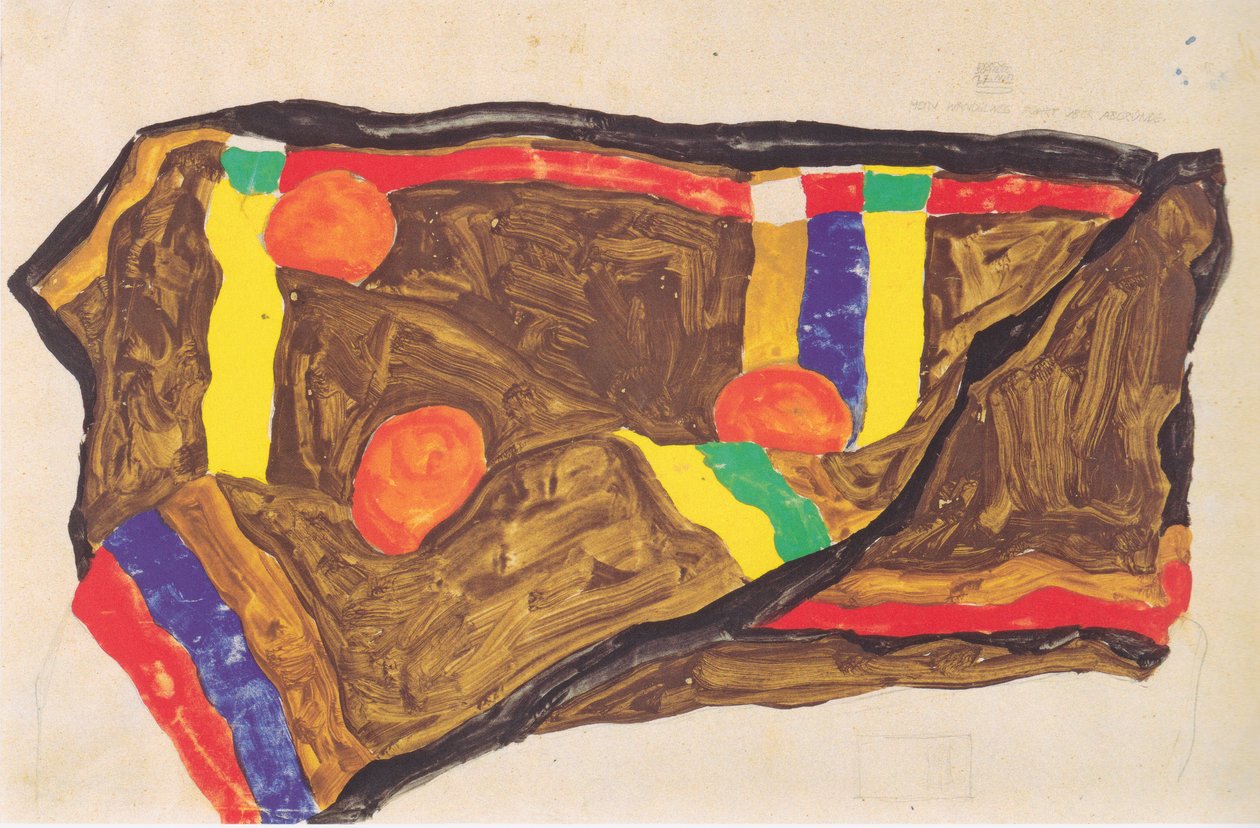 Az én utam a szakadékok felett vezet 1912-5 alkotó: Egon Schiele