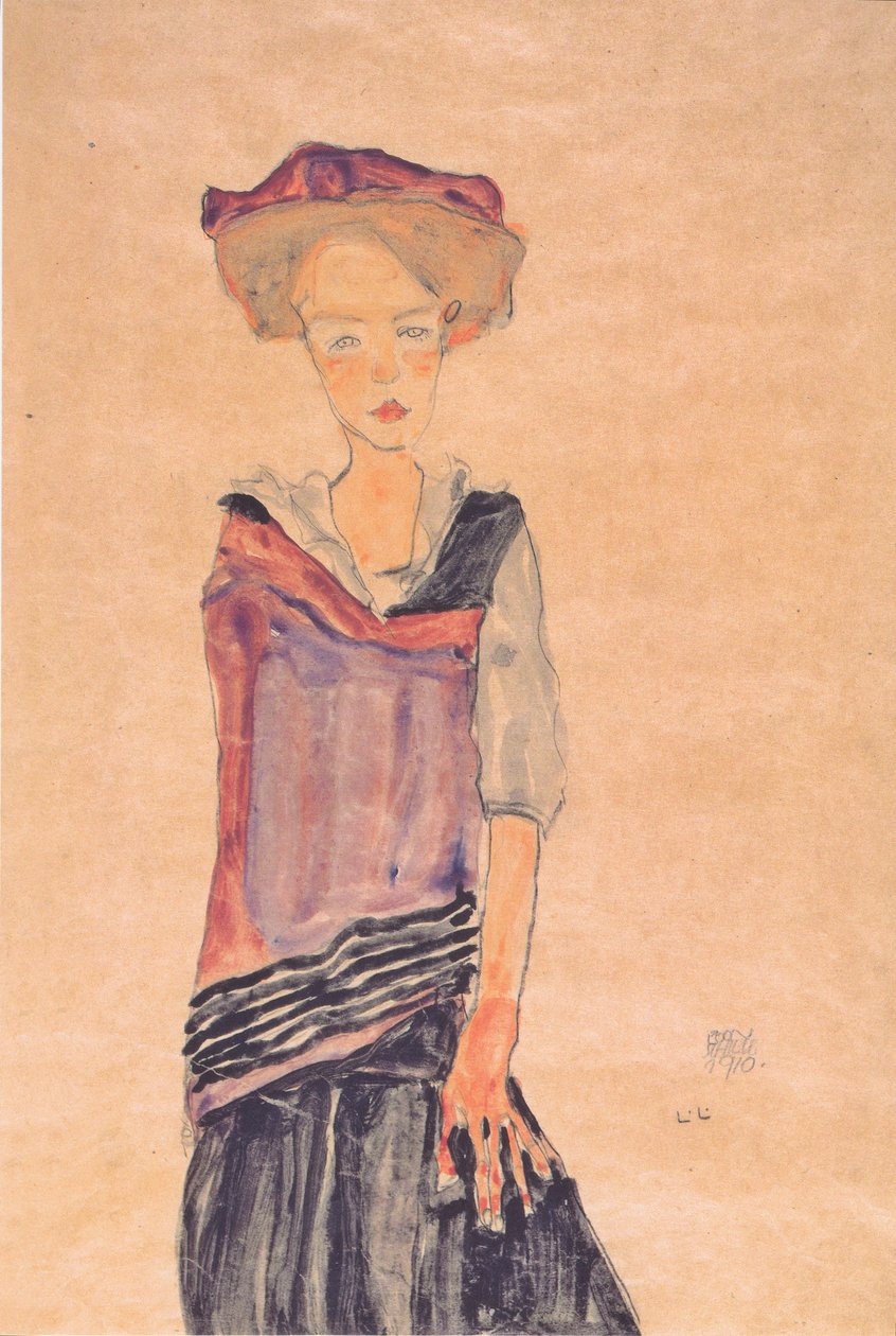 Álló lány alkotó: Egon Schiele