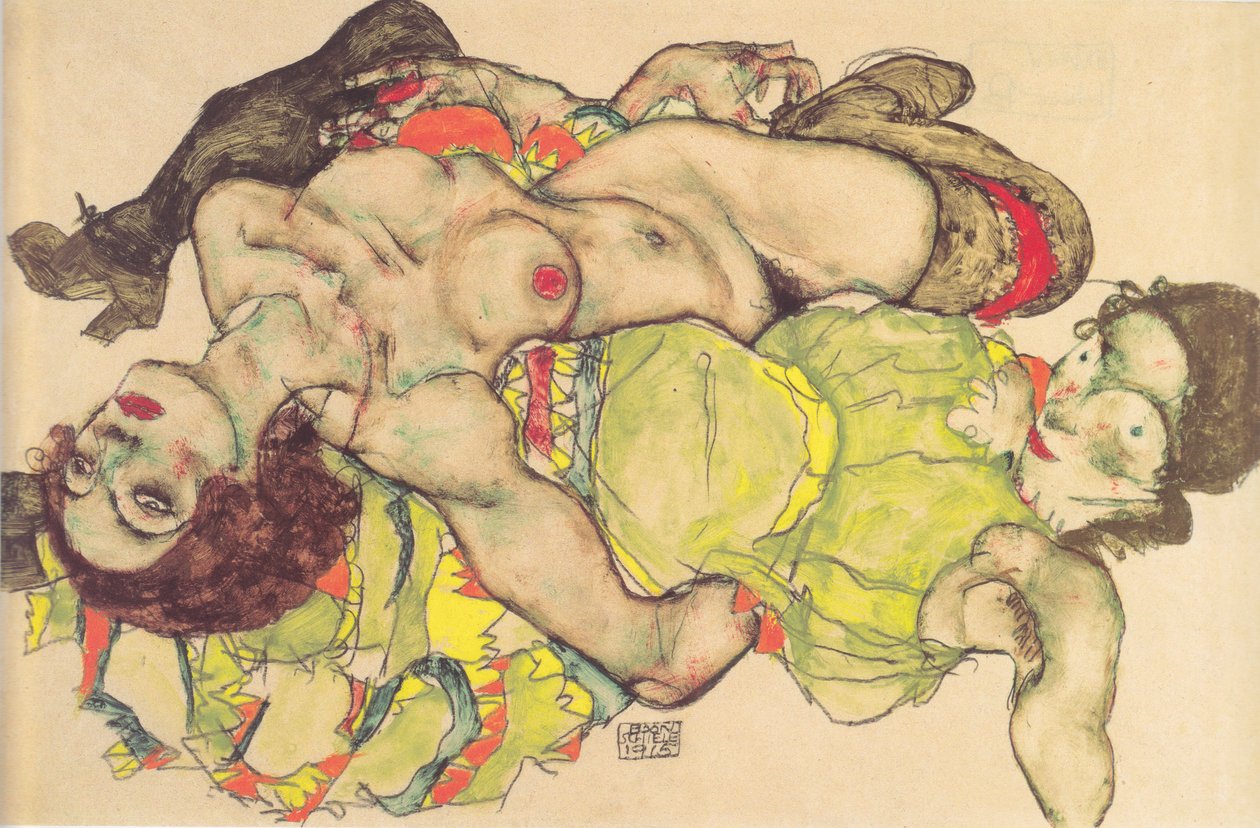 Női szerelmesek alkotó: Egon Schiele