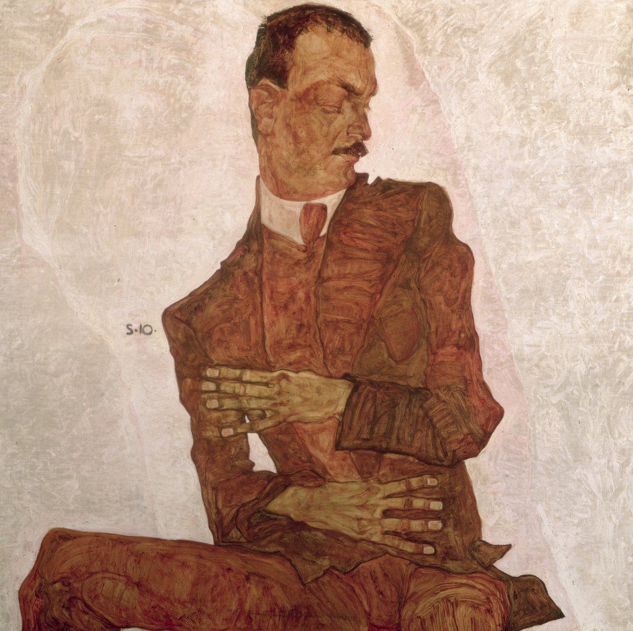 Arthur Roessler, 1910 alkotó: Egon Schiele
