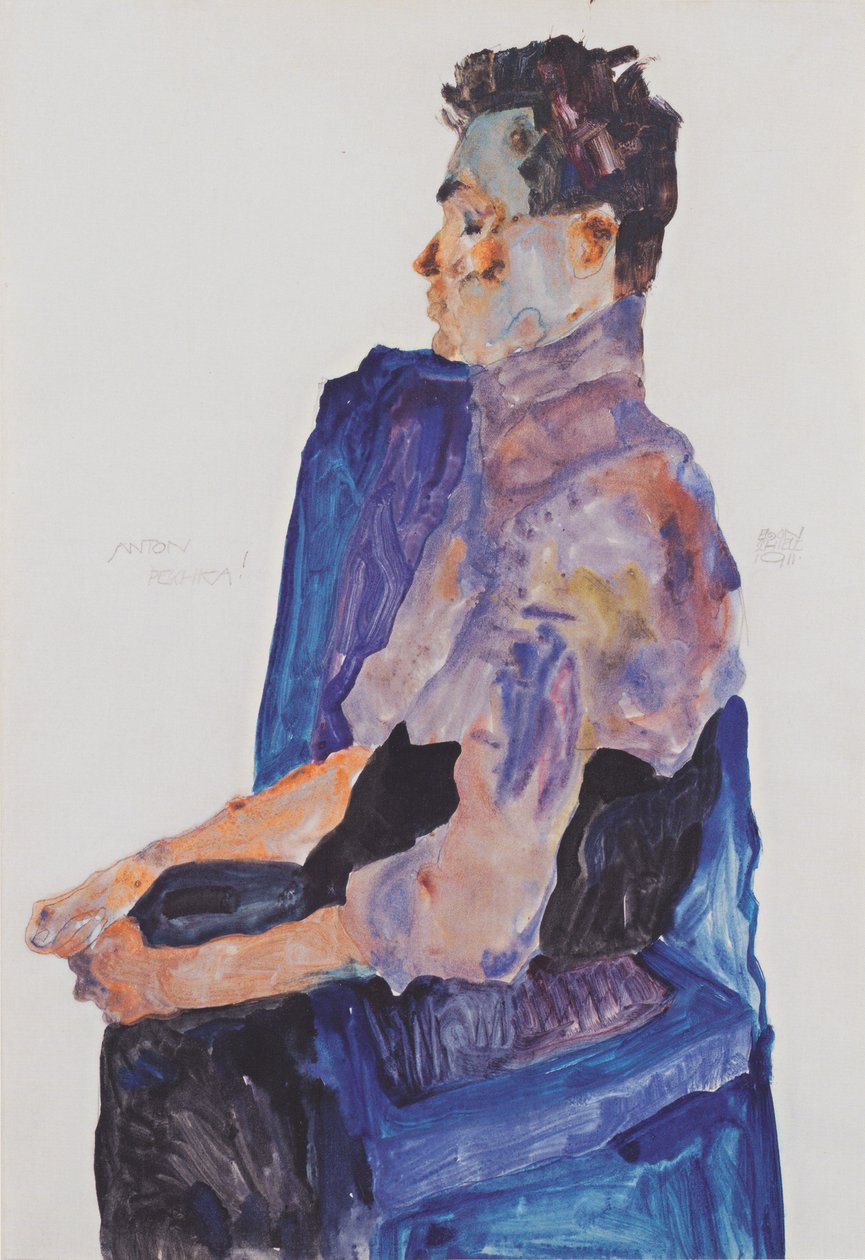 Anton Peschka portréja alkotó: Egon Schiele