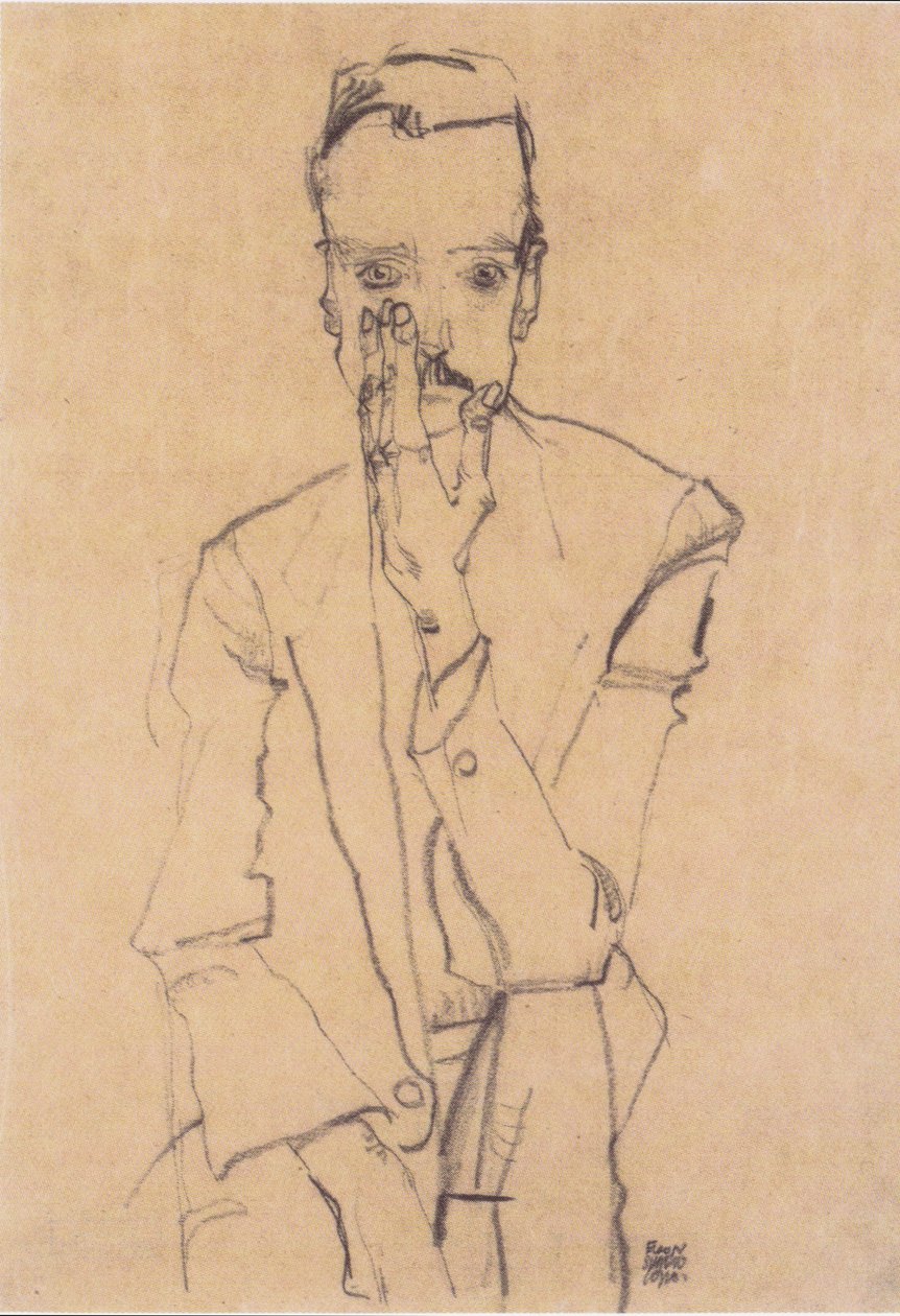 Eduard Kosmack portréja alkotó: Egon Schiele
