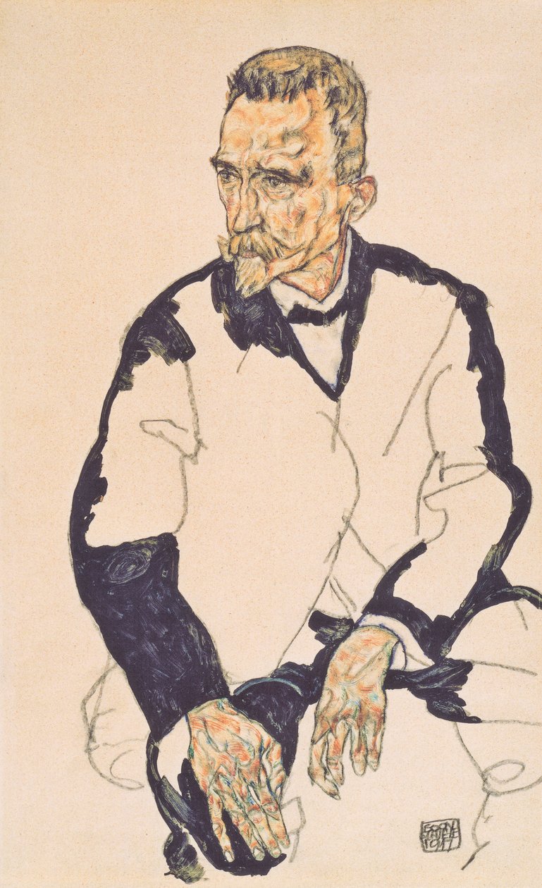 Bildnis Heinrich Benesch alkotó: Egon Schiele