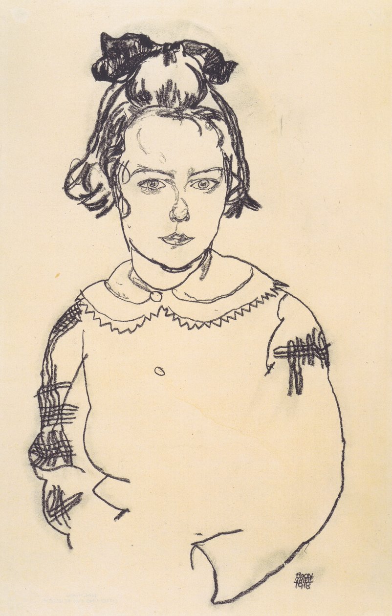 Maria Steiner portréja alkotó: Egon Schiele