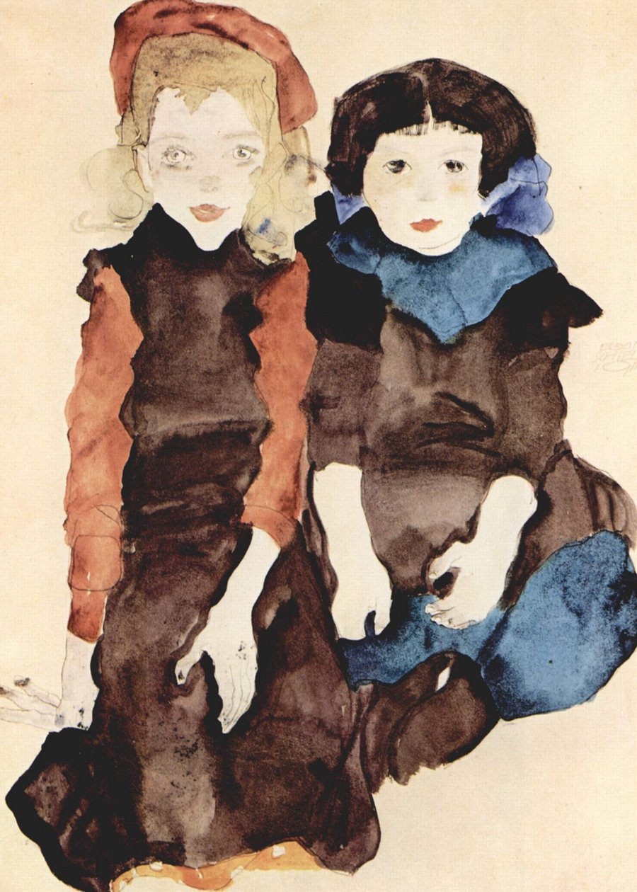 Gyermekek alkotó: Egon Schiele