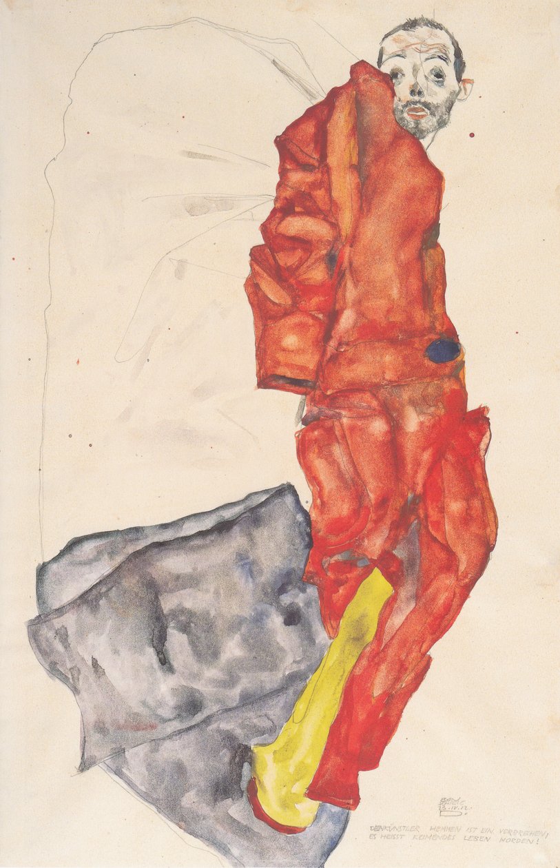 A művész gátlása bűncselekmény, csírázó életnek, gyilkosságnak nevezik alkotó: Egon Schiele