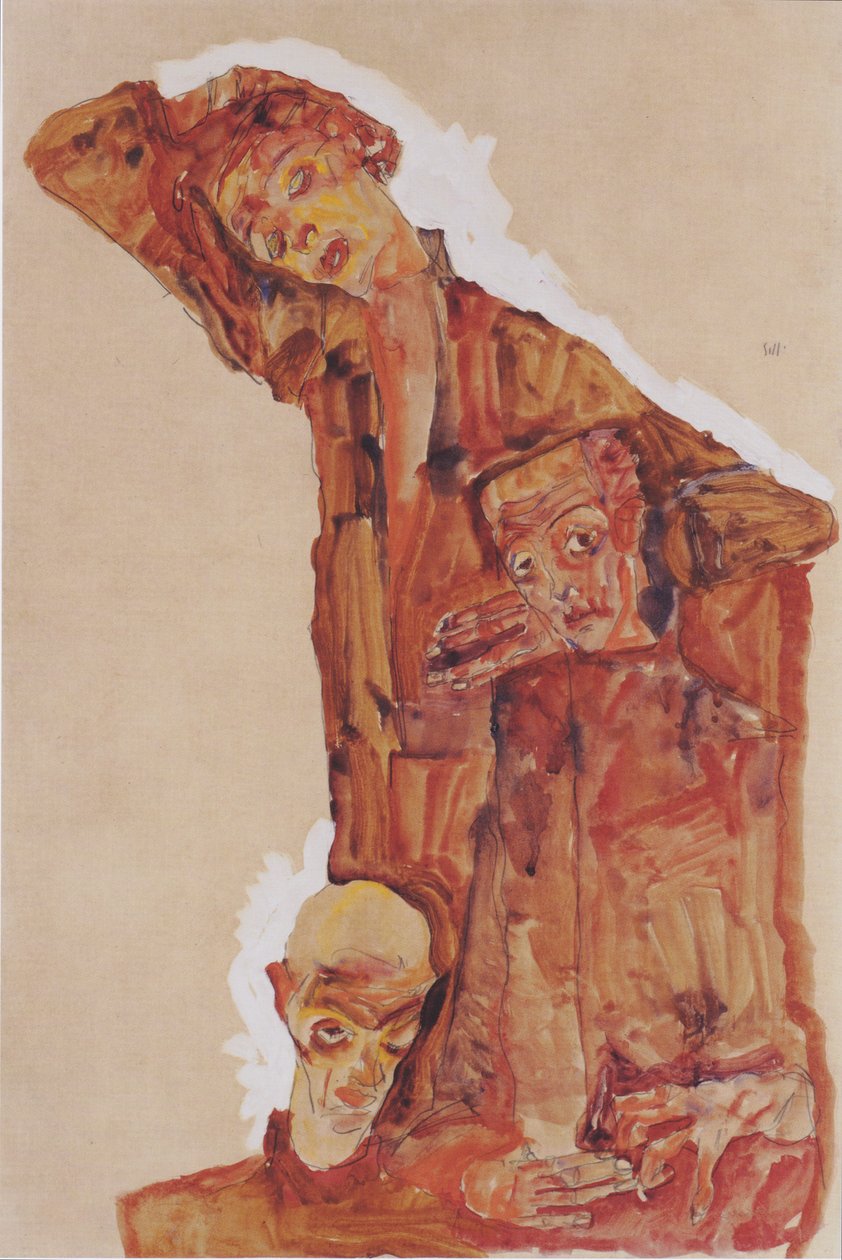 Háromszoros önkifejezés alkotó: Egon Schiele