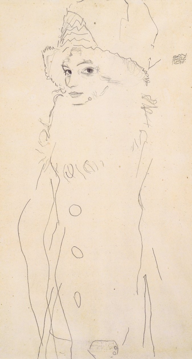 Gerti Schiele alkotó: Egon Schiele