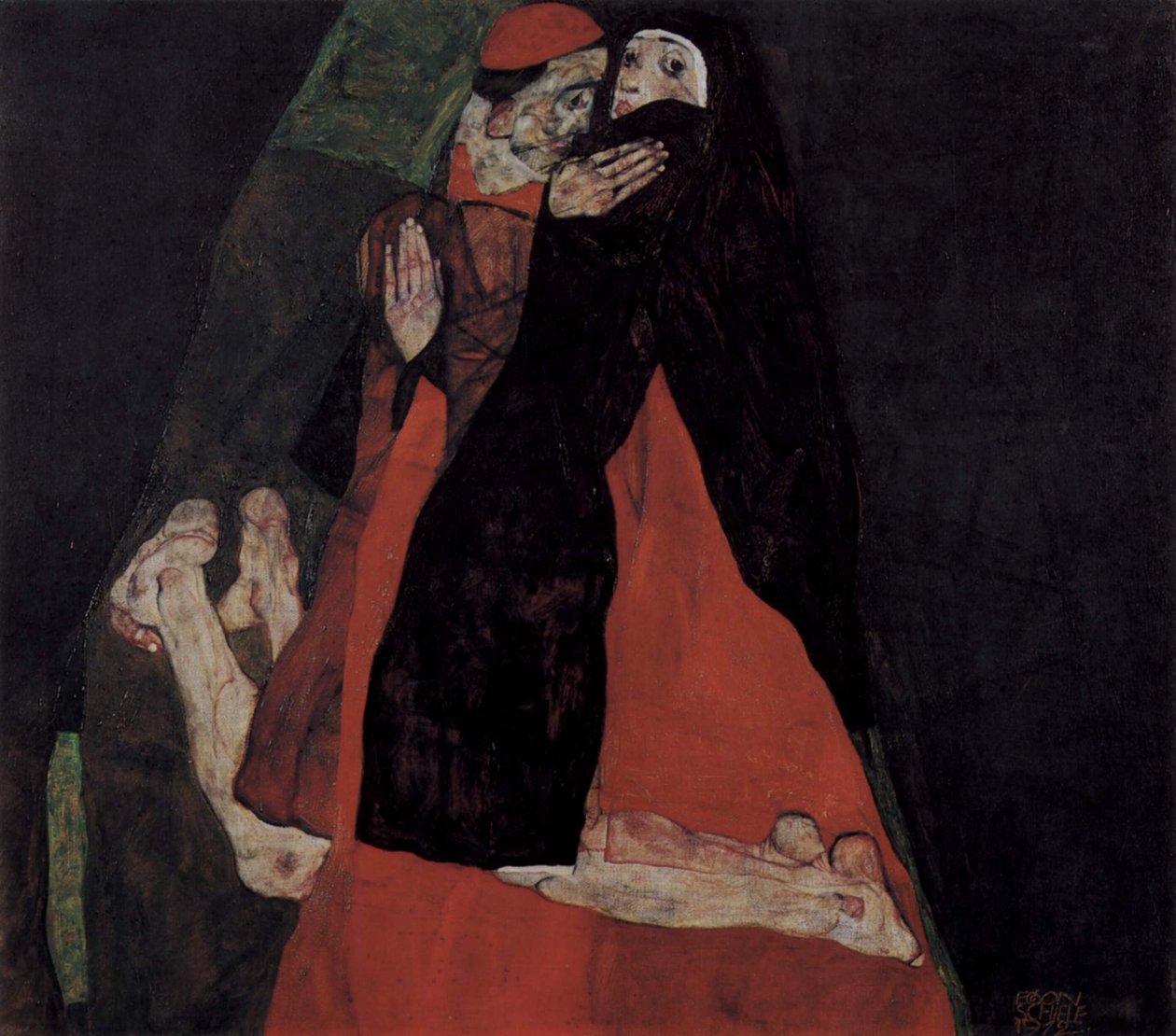 Bíboros és apáca vagy A simogatás alkotó: Egon Schiele