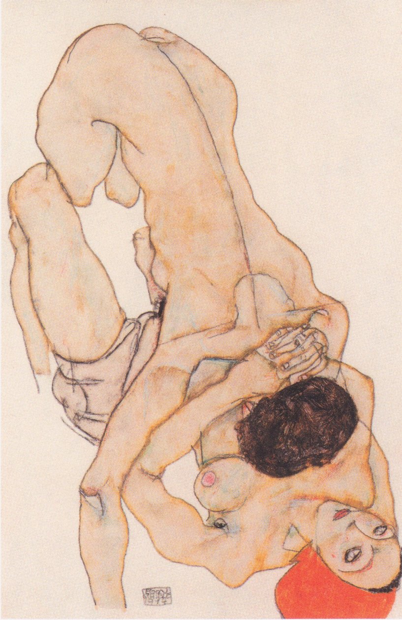 Leszbikus szerelmesek alkotó: Egon Schiele