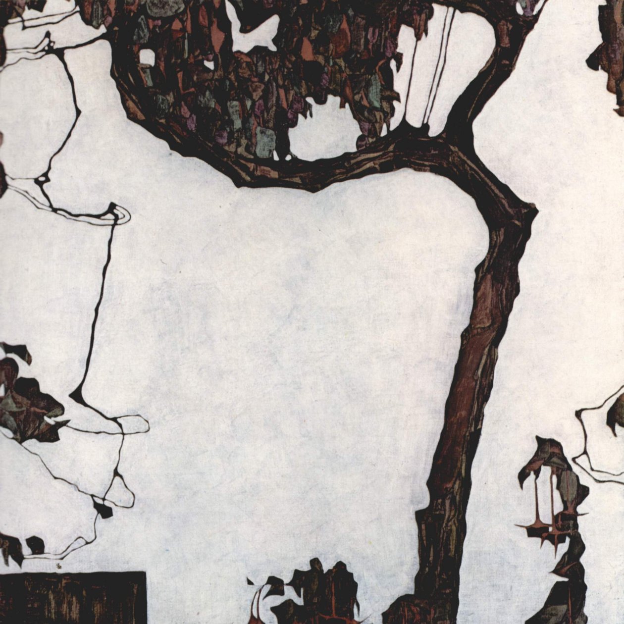 Szilvafa alkotó: Egon Schiele