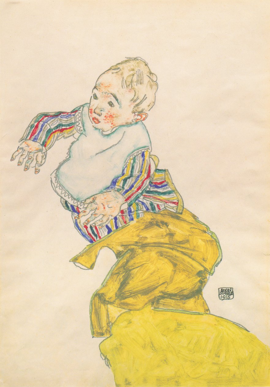 Schiele unokaöccse, Anton Peschka alkotó: Egon Schiele