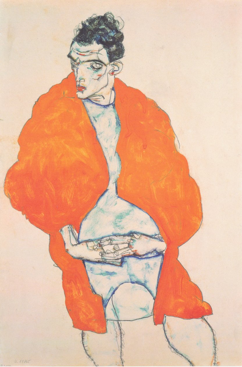 Önarckép alkotó: Egon Schiele