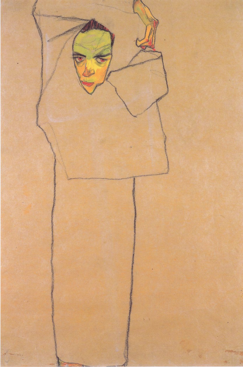 Önarckép alkotó: Egon Schiele