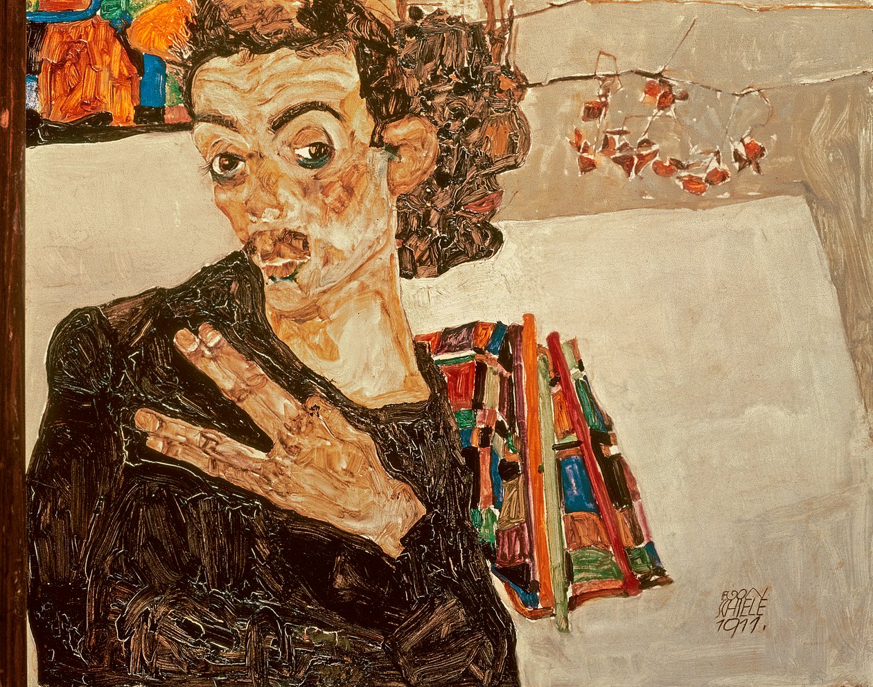 Önarckép, 1911 alkotó: Egon Schiele