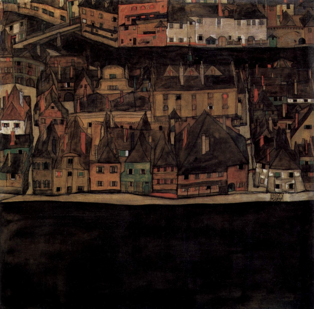 Kisváros alkotó: Egon Schiele
