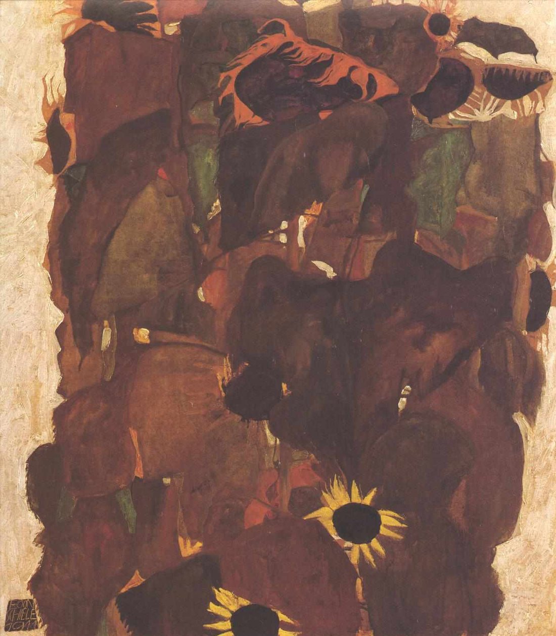 napraforgó alkotó: Egon Schiele