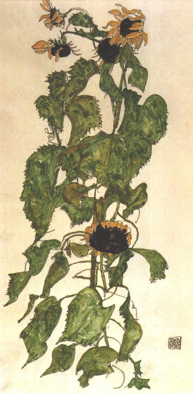 napraforgó alkotó: Egon Schiele