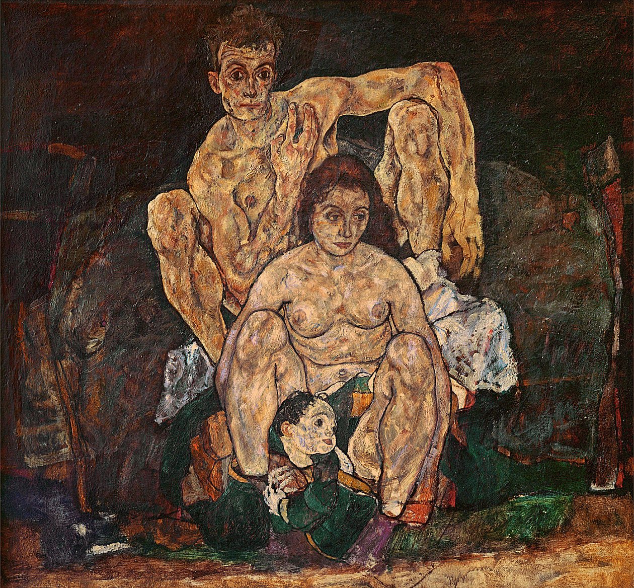 A család, 1918 alkotó: Egon Schiele