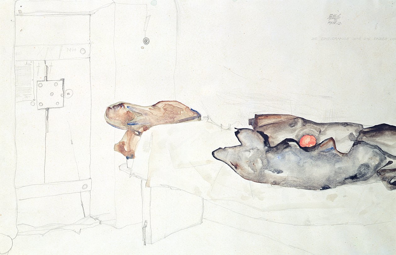 Az egyetlen narancs volt az egyetlen fény alkotó: Egon Schiele