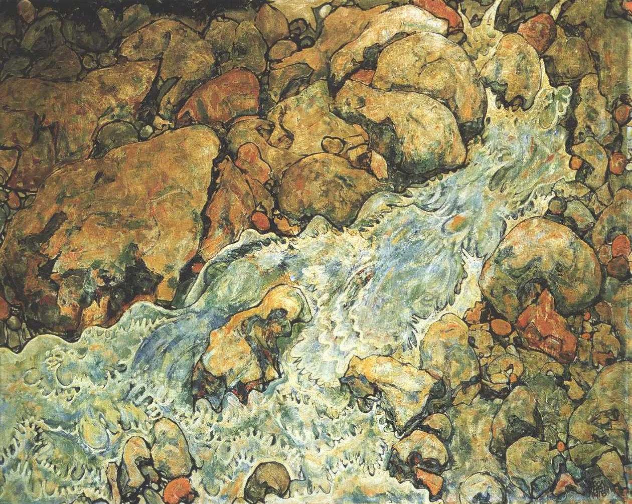 Wildbach alkotó: Egon Schiele