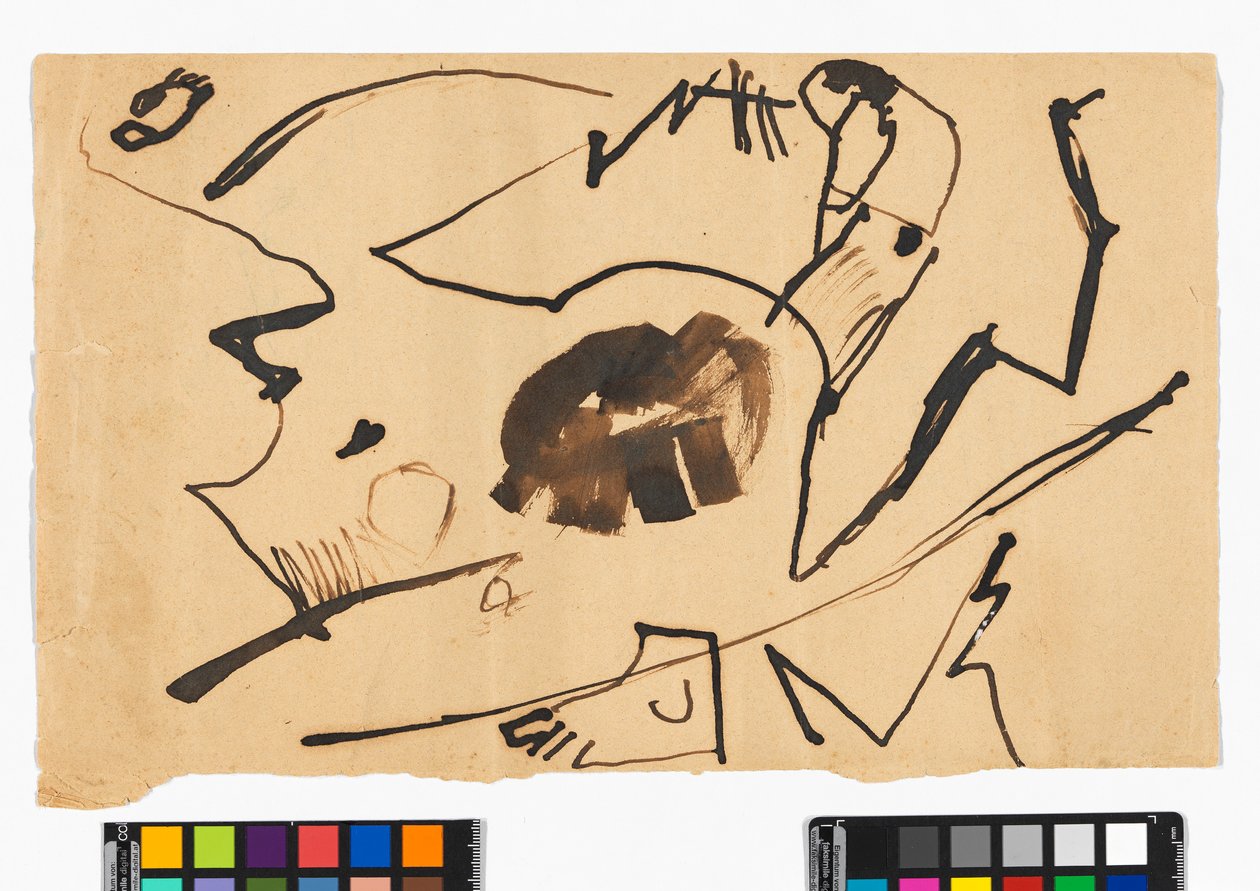 Abstrakter Versuch alkotó: Egon Schiele