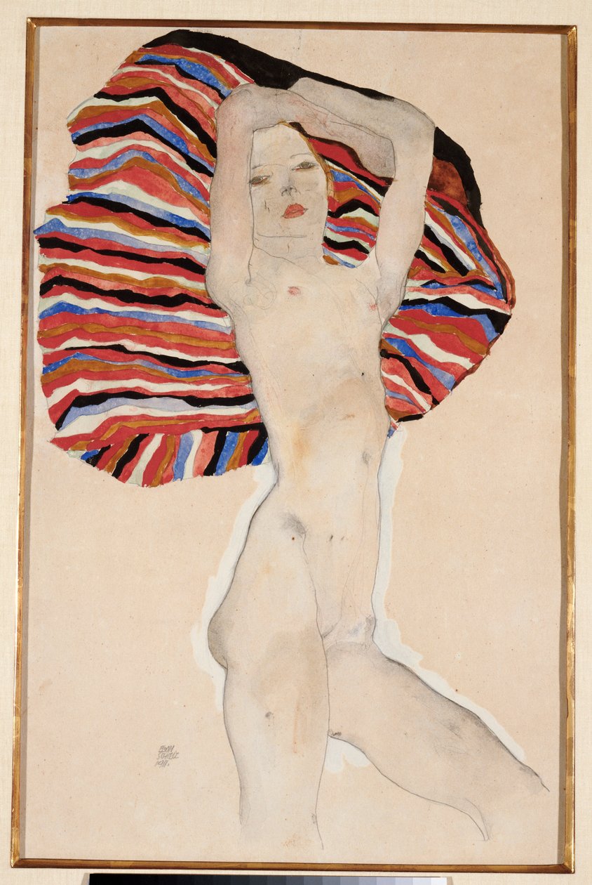 Törvény a színes anyagok ellen, 1911 alkotó: Egon Schiele