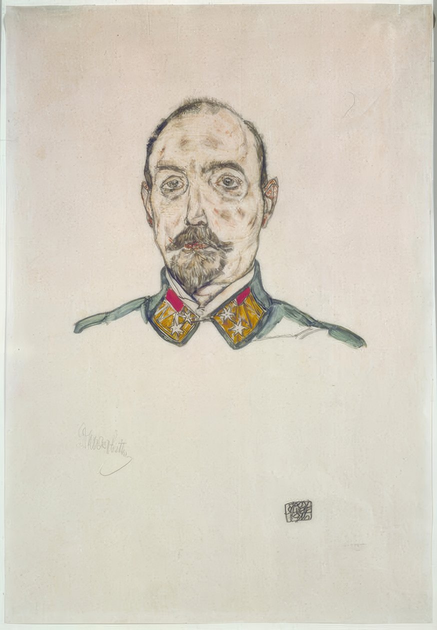 Osztrák tiszt alkotó: Egon Schiele