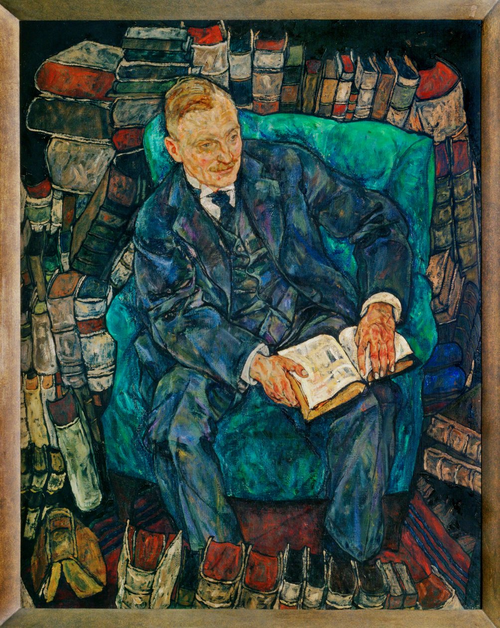 Bildnis Dr. Hugo Koller ... (festmény, vászon) alkotó: Egon Schiele