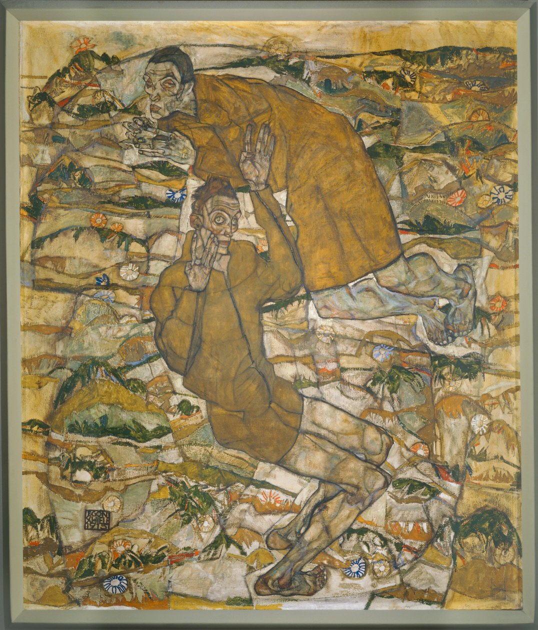 Elúszva, A vak alkotó: Egon Schiele