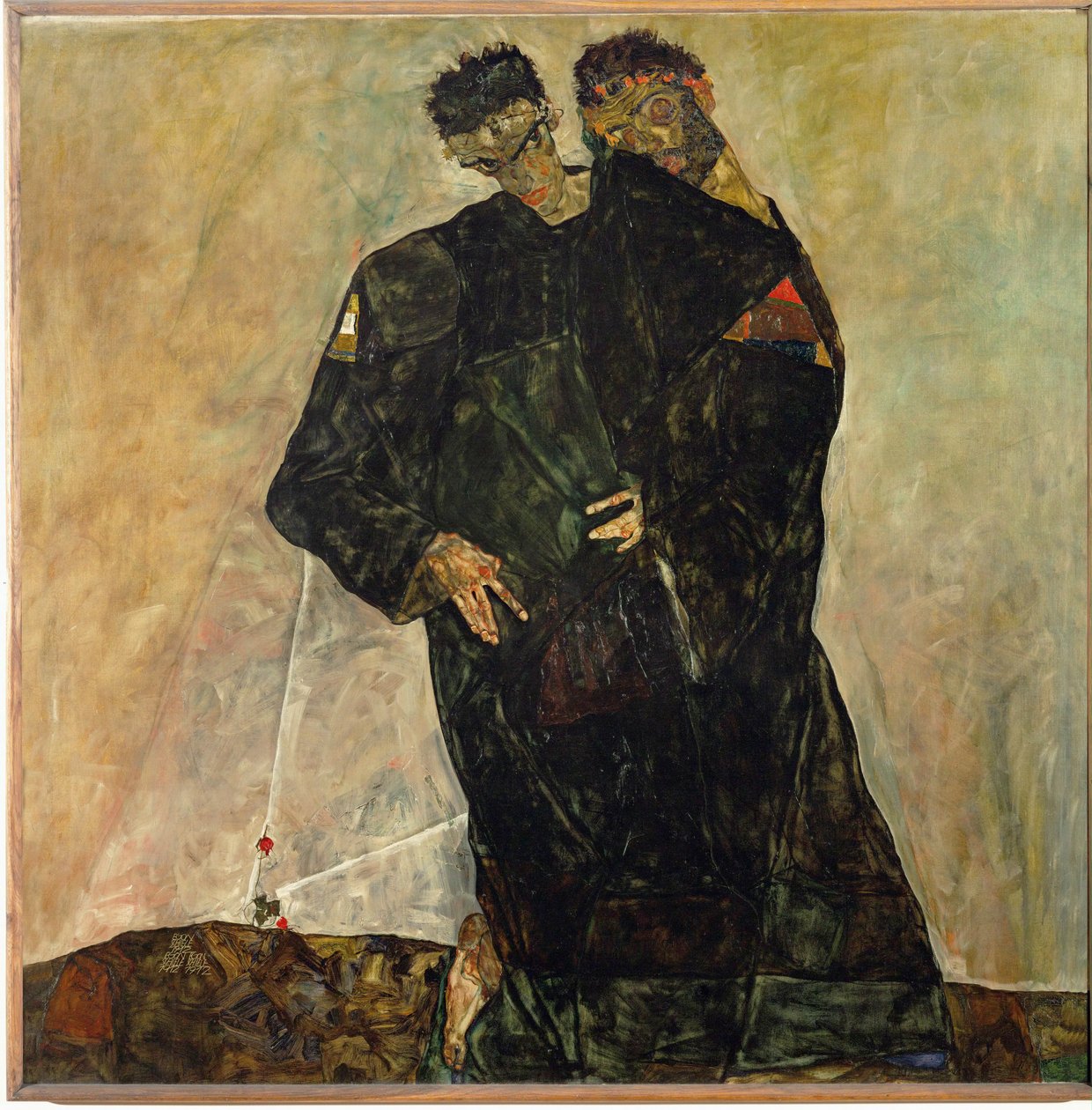 Remete. Egon Schiele és Gustav Klimt (olaj, vászon) alkotó: Egon Schiele