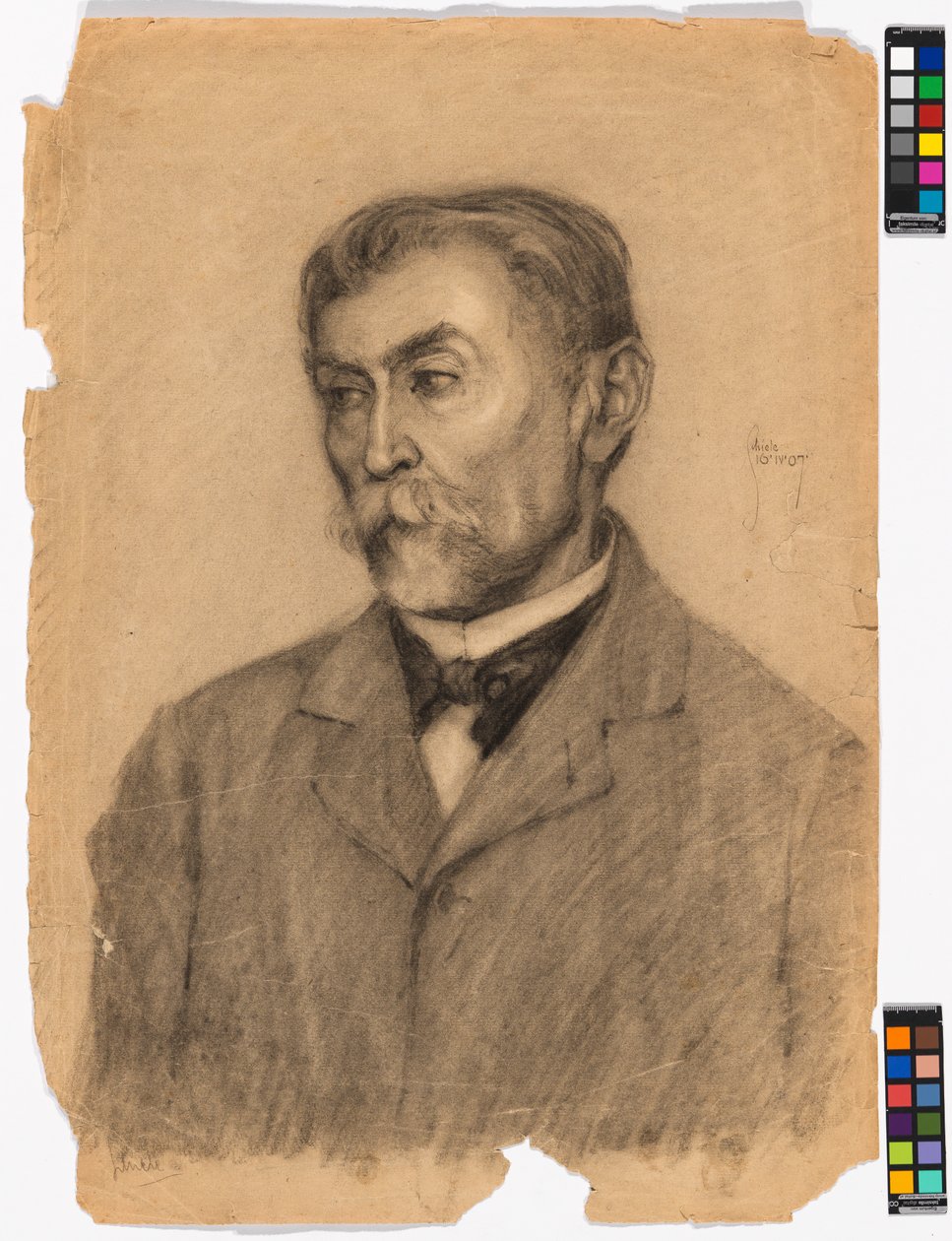 Férfi portré alkotó: Egon Schiele