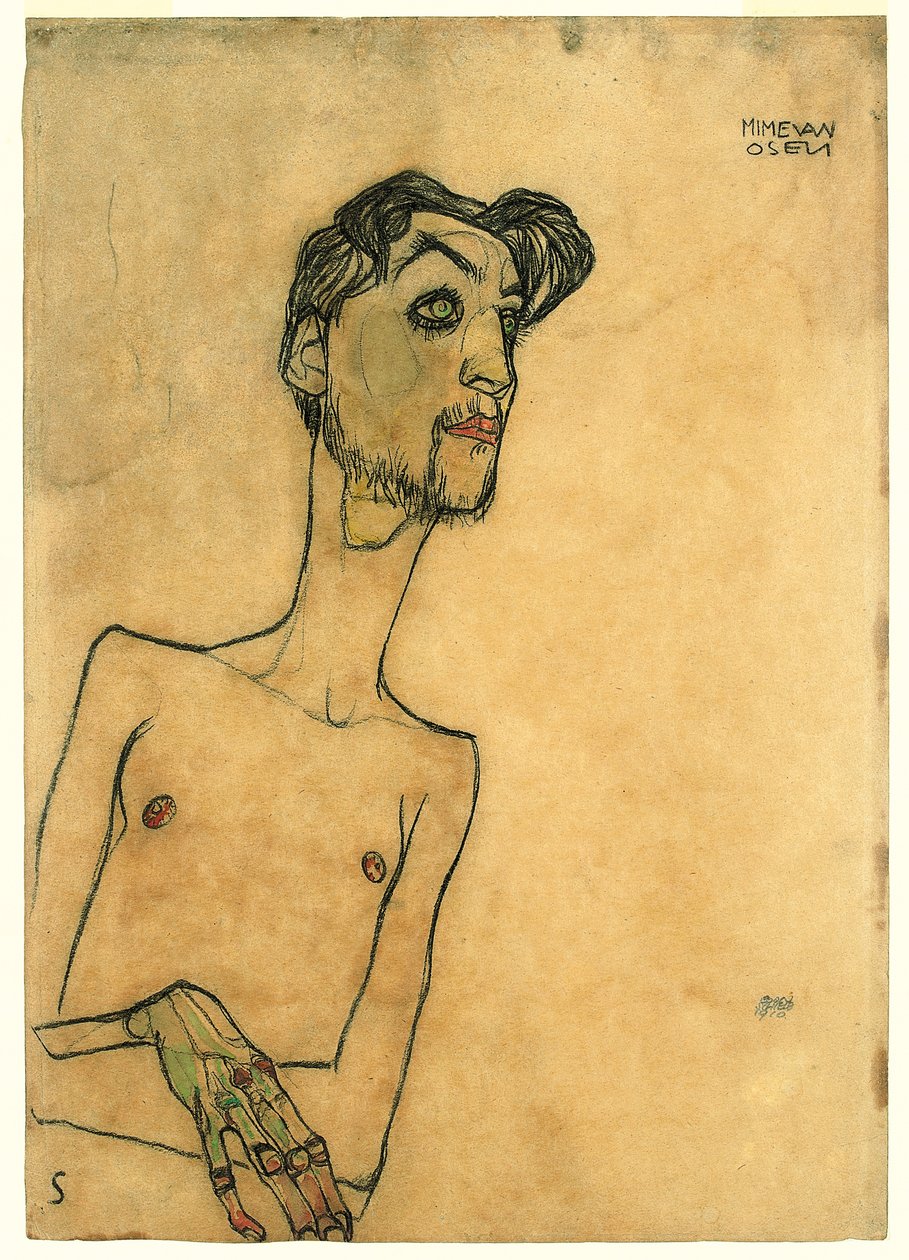 Mime van Osen alkotó: Egon Schiele